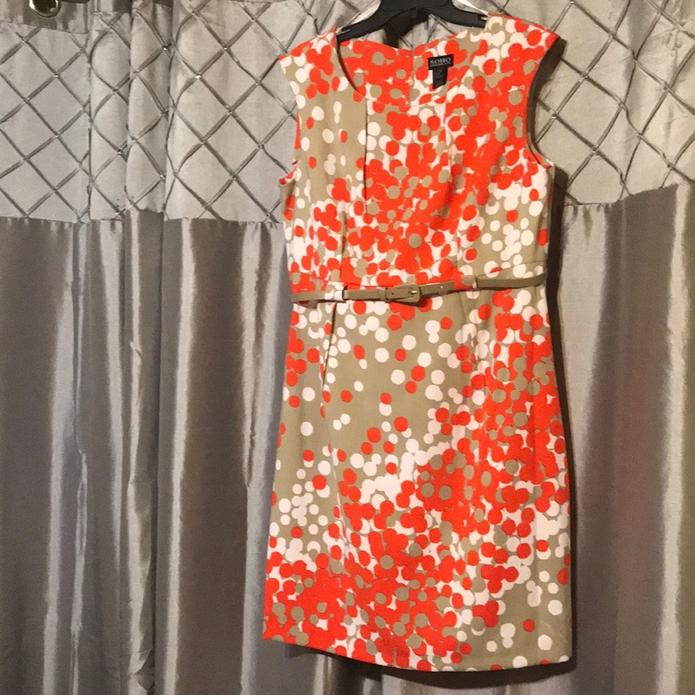 Women’s Sleeveless Dress w/belt